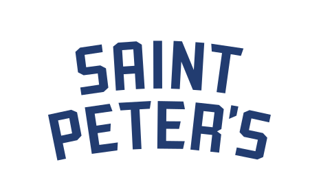arched Saint Peter's wordmark, Saint Peter's Blue variant, cell 13