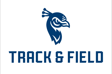 Saint Peter's Track & Field, mascot lockup, blue variant, cell 268