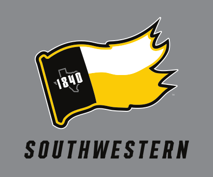 flag with wordmark, full color on grey variant, cell 76