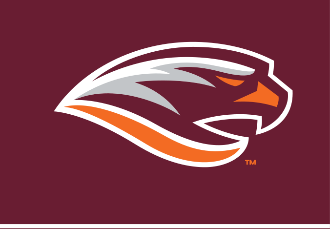 Hawk Head, color on maroon variant, cell 18