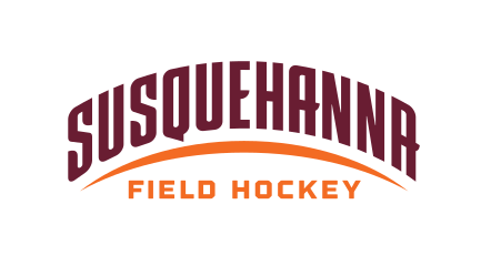 Susquehanna Field Hockey wordmark, color on white variant, cell 146