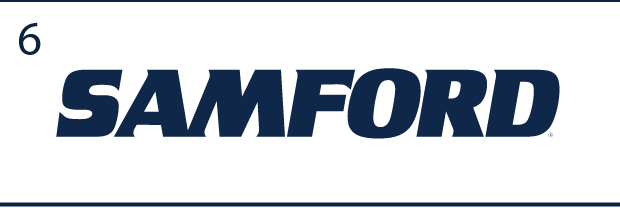 SAMFORD wordmark, one color variant, cell 26