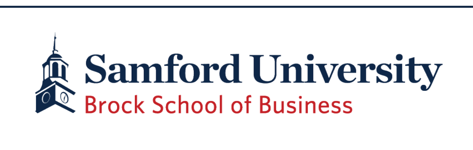 Samford University Brock School of Business, color, belltower variant, cell 34