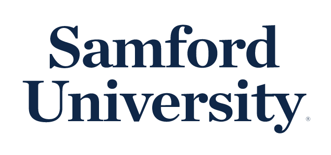 Samford University, vertical wordmark variant