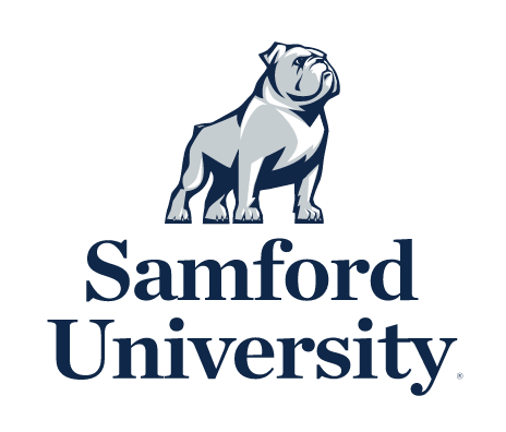 Samford University Crossover Vertical, full-color variant