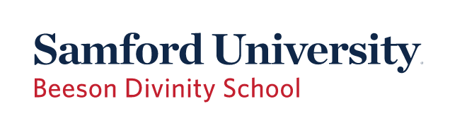 Samford University Beeson Divinity School, full-color, wordmark variant