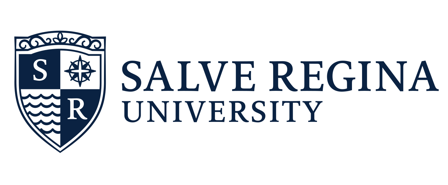 Salve Regina University logo, horizontal, color variant, cell 6