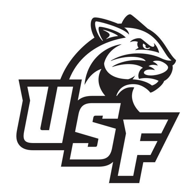 USF cougar head, black variant, cell 19