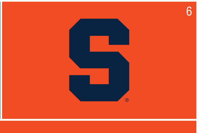 'S' lettermark, blue on orange variant, cell 6