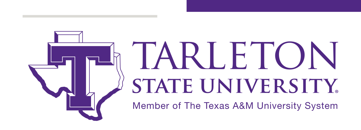 T with Texas map and wordmark with system text, purple variant, cell 9