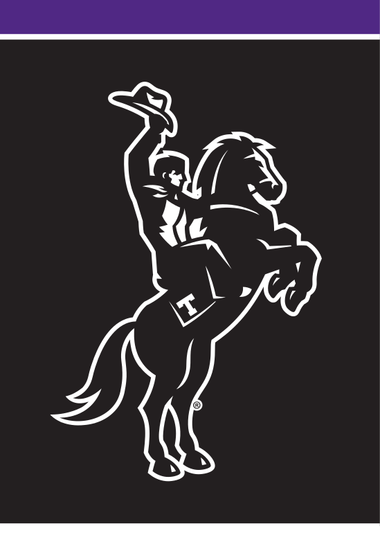 Mascot, white on black variant, cell 27