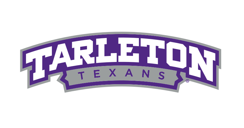 Tarleton Texans wordmark, purple variant, cell 20