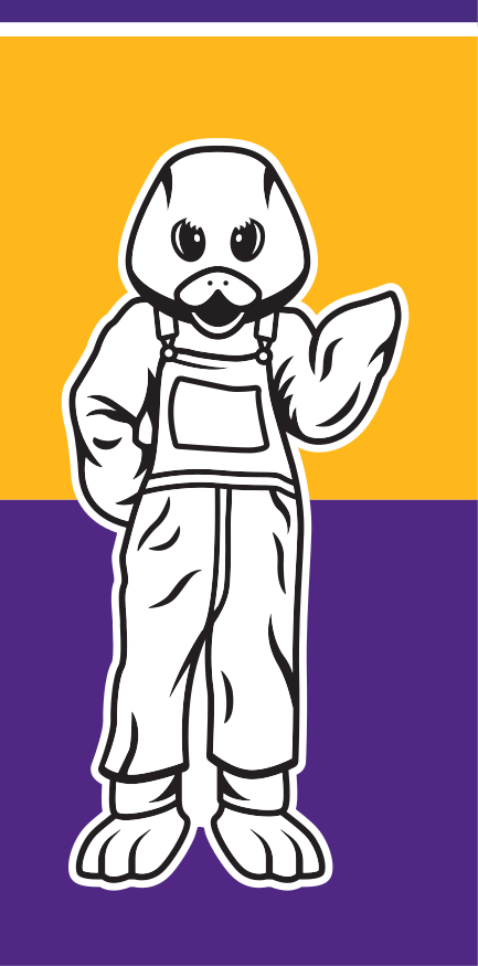 Oscar P. mascot, outline variant