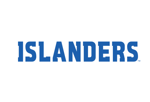 Islanders primary wordmark, blue variant, cell 9