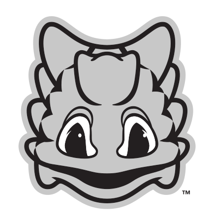 Youth Mark (SuperFrog head), grey/black outline variant, cell 30