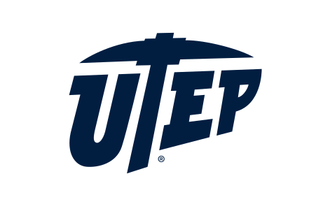 UTEP wordmark, blue variant, cell 20
