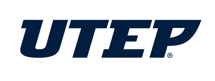 UTEP wordmark, blue variant, cell 32
