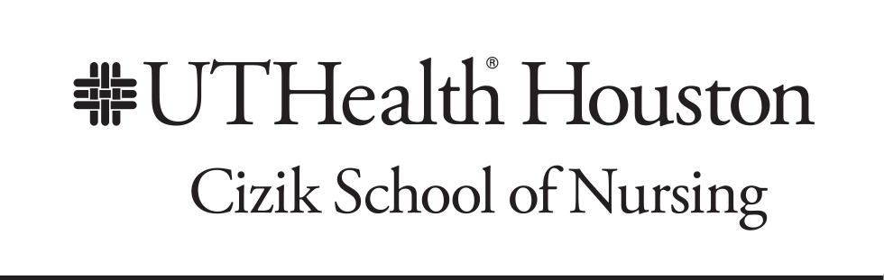 UTHealth Houston Cizik School of Nursing, horizontal, black variant, cell 41