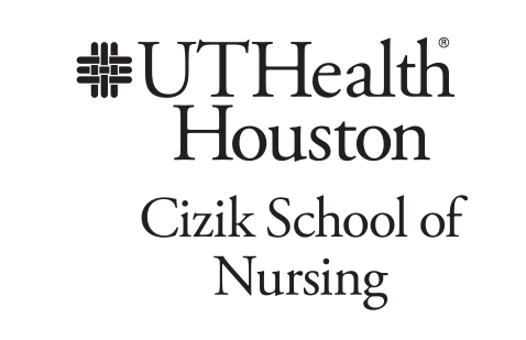 UTHealth Houston Cizik School of Nursing, small stacked, black variant, cell 43