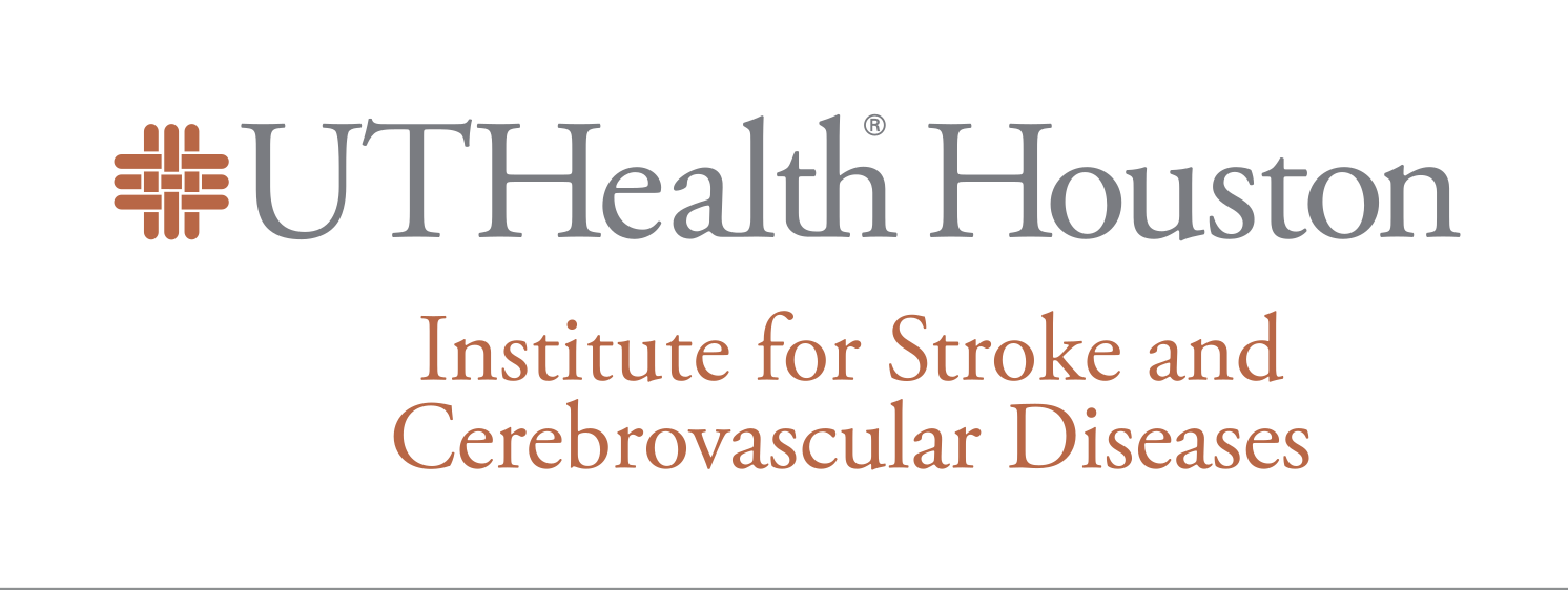 UTHealth Houston Institute for Stroke and Cerebrovascular Diseases, horizontal, color variant, cell 50