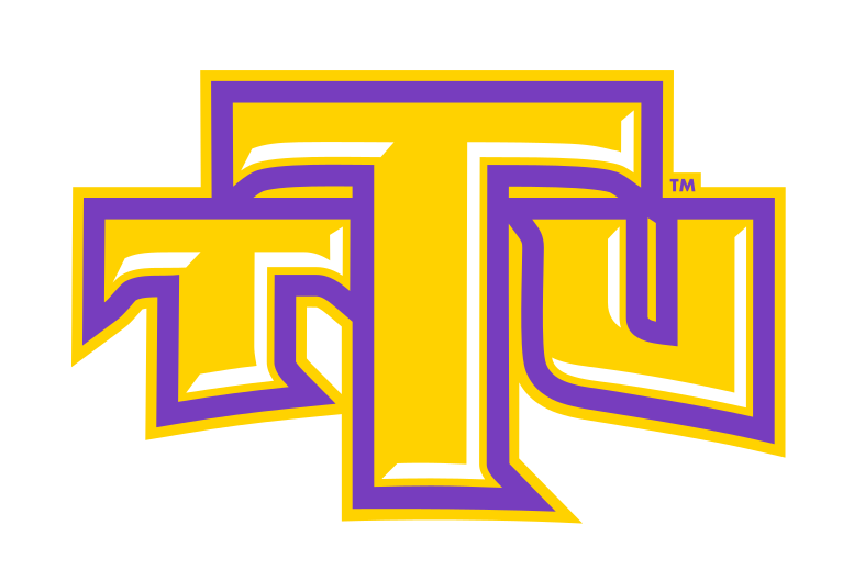 TTU lettermark, purple and gold variant, cell 37