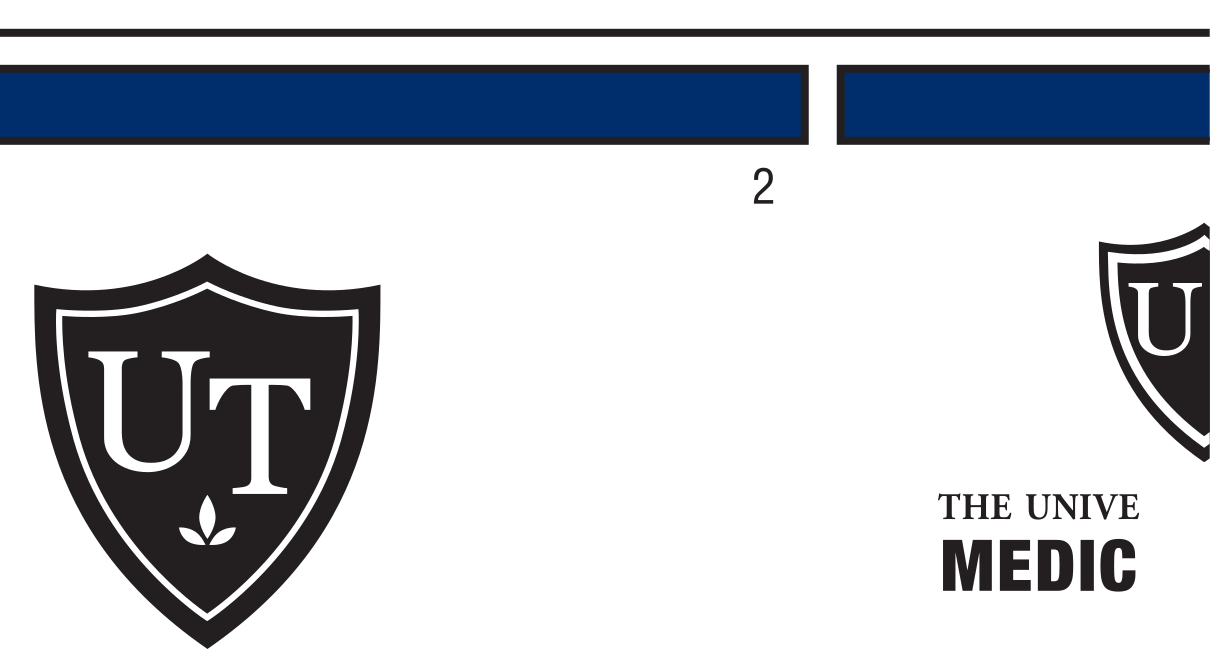 University of Toledo logo, black stacked variant, cell 2
