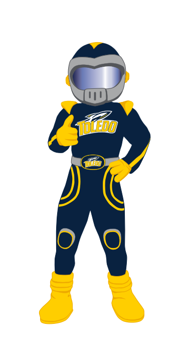 Full body mascot (Rocky the Rocket), full color variant, cell 23