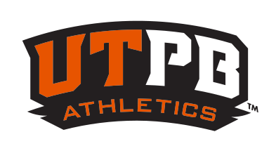 UTPB Athletics wordmark, color variant, cell 29