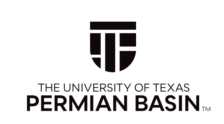 stacked logo with full name, black on white variant, cell 47