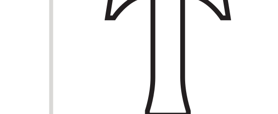 Academic T, black outline variant, cell 25