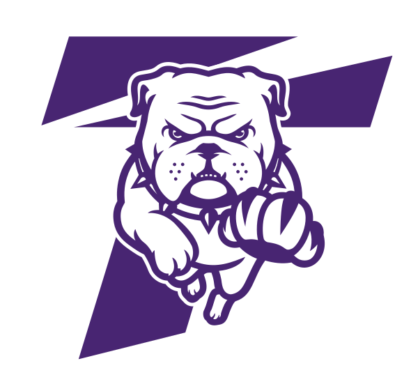 Bulldog head logo, black variant, cell 17