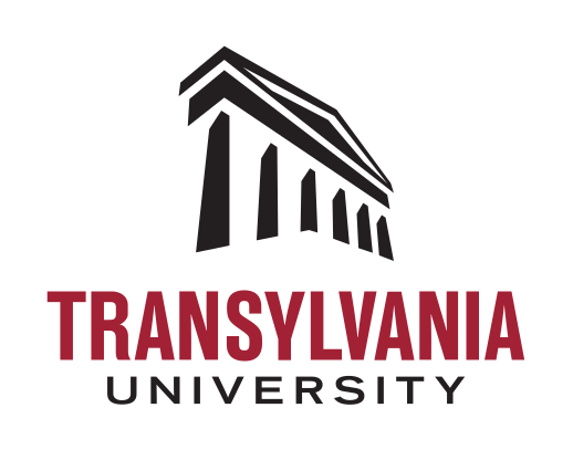 Transylvania University logo, black variant