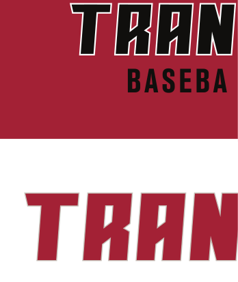 PIONEERS ATHLETICS wordmark, white on maroon variant