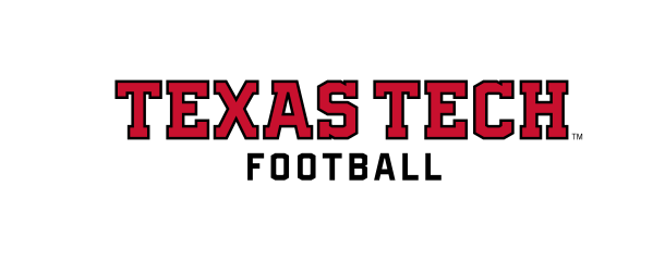 Texas Tech Football wordmark, horizontal variant, cell 58