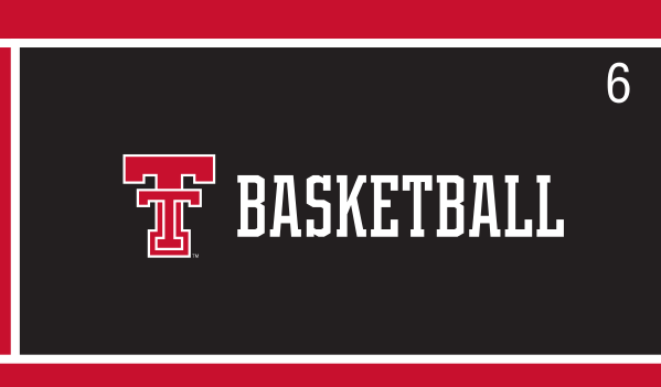 Double T Basketball logo, horizontal, black background variant, cell 68