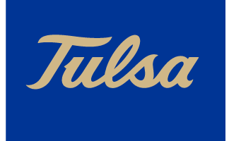 Tulsa script, gold on blue variant, cell 6