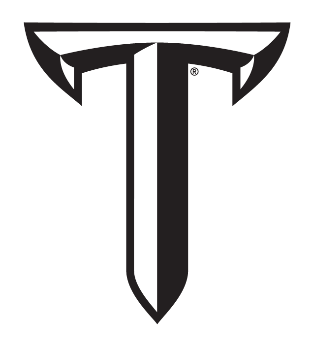 Power T, black outline, white fill variant