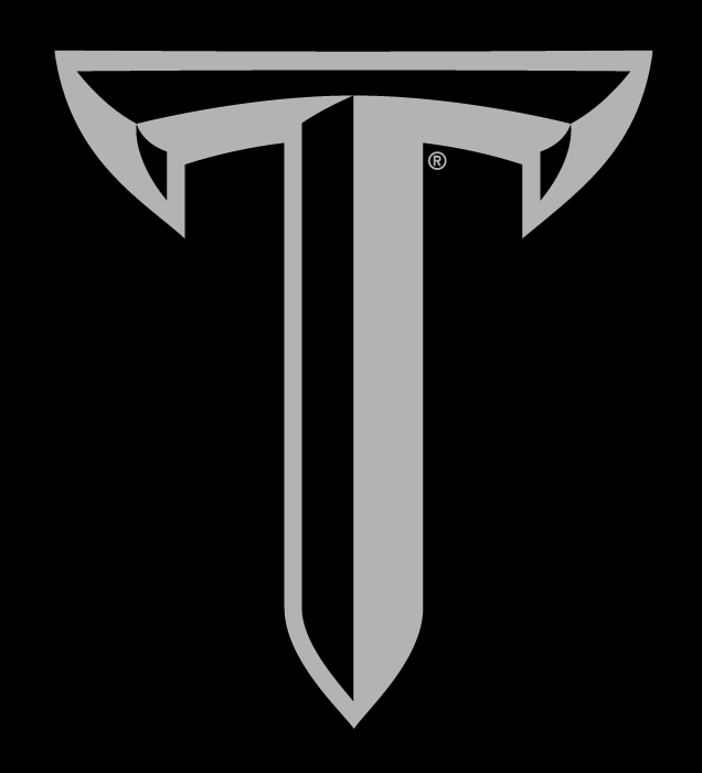 Power T, silver outline, black fill variant