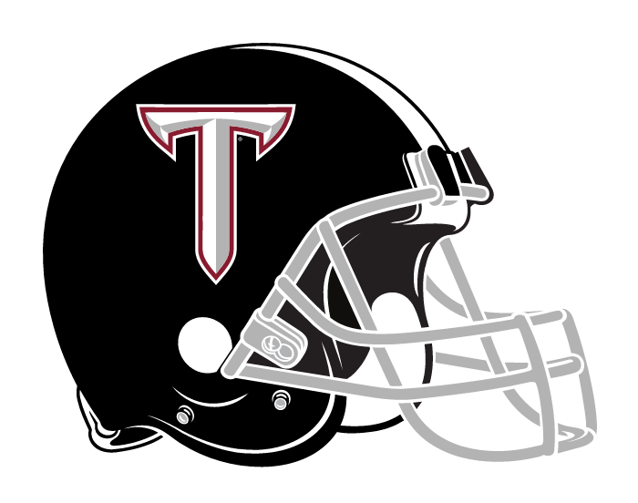 helmet, black with white facemask variant