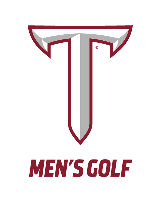Power T, Men's Golf, maroon outline variant