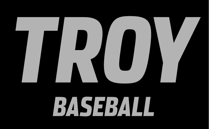 TROY Baseball, silver on black variant