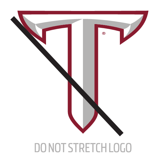 TROY logo, incorrect usage - do not stretch logo variant