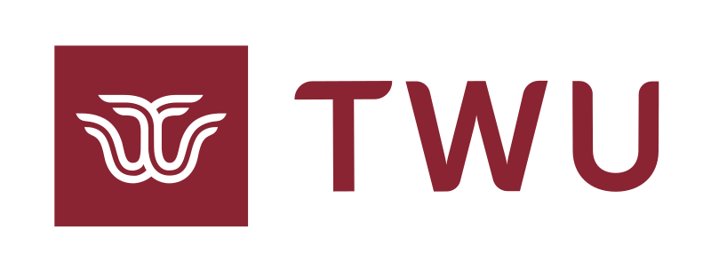 institutional mark, maroon TWU variant, cell 16