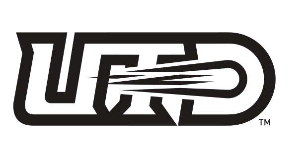 UTD Athletics Mark, black/white variant, cell 42