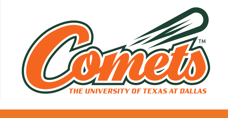 Comets script, orange, green outline, orange tail, with subtext variant, cell 146