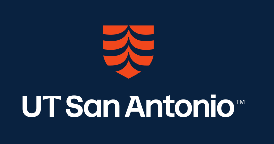 institutional mark, vertical, color on navy variant, cell 25