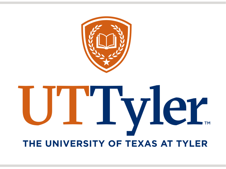 primary academic mark, stacked orange/blue variant, cell 5