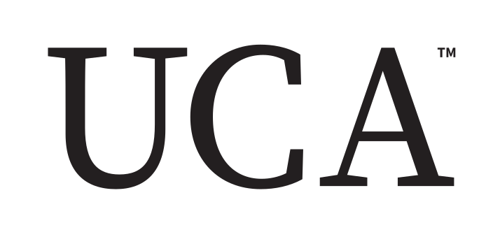 UCA lettermark, black variant, cell 18