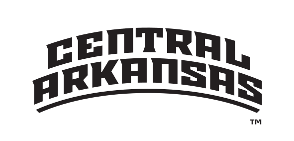 Central Arkansas wordmark, black variant, cell 33