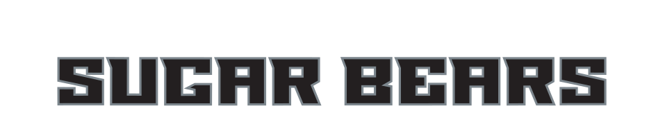 Sugar Bears wordmark, black variant, cell 41